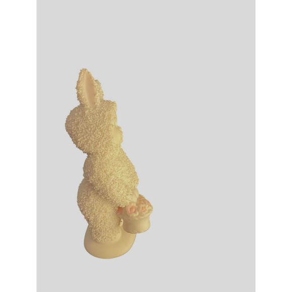 Department 56 Snowbabies “A Basket Of Cheer” 4.25 Inch Figurine Collector Bunny - Picture 4 of 8